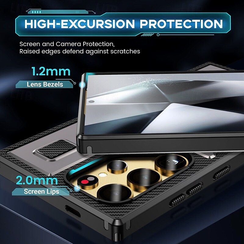 2025年 電話 ケース 用途 サムスンのギャラクシー S24 Ultra Plus S23 Ultra Plus A55 A35 A25 A15 5G A54 A34 A14 バックカバー バンカーリング 耐衝撃 レトロ風 TPU PC コレクション – $19.99 –P6