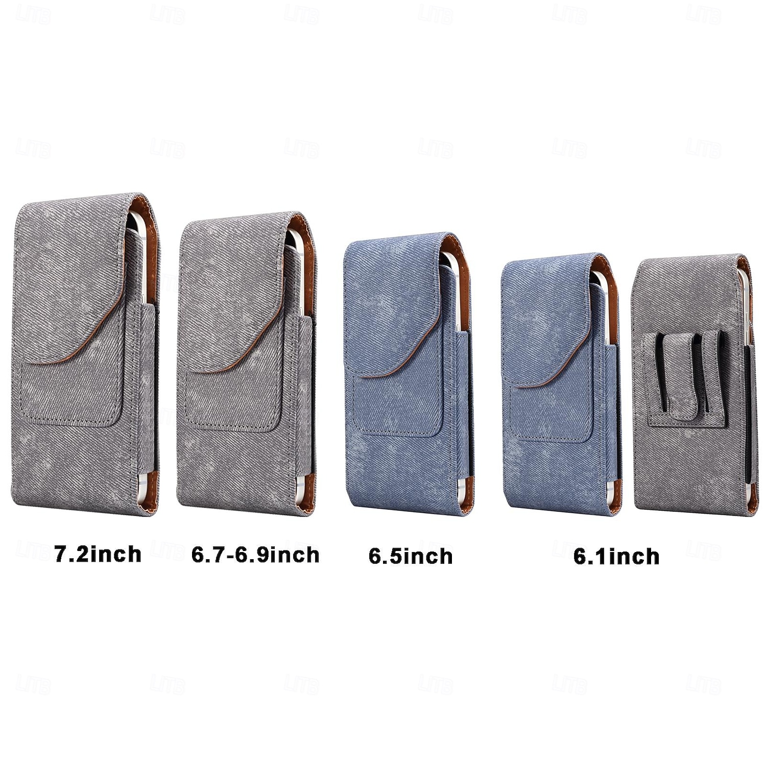 Men Cellphone Loop Holster Case Belt Waist Bag Props PU Leather Purse Phone Wallet Vintage Belt Mobile Phone Protective Sheath 2026 - $16.99 –P1