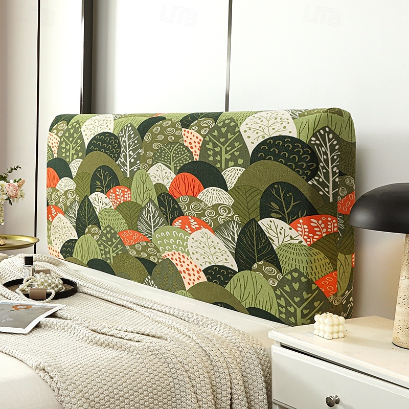 1 capa de cabeceira à prova de respingos de malha elástica jacquard capa de cabeceira para cama no quarto fácil de usar e limpar capa de cabeceira doméstica waffle de 2025 por $27.99 –P9