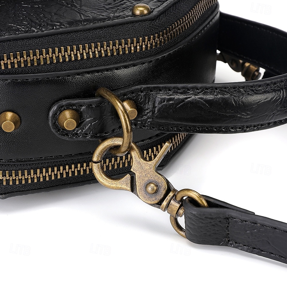 Punk & Gothique Steampunk Sac Sac à Bandoulière Rivet Equipement Déguisement Femmes Halloween Carnaval Soirée Décontracté Quotidien LARP Adulte Sac de 2026 ? $40.99 –P10