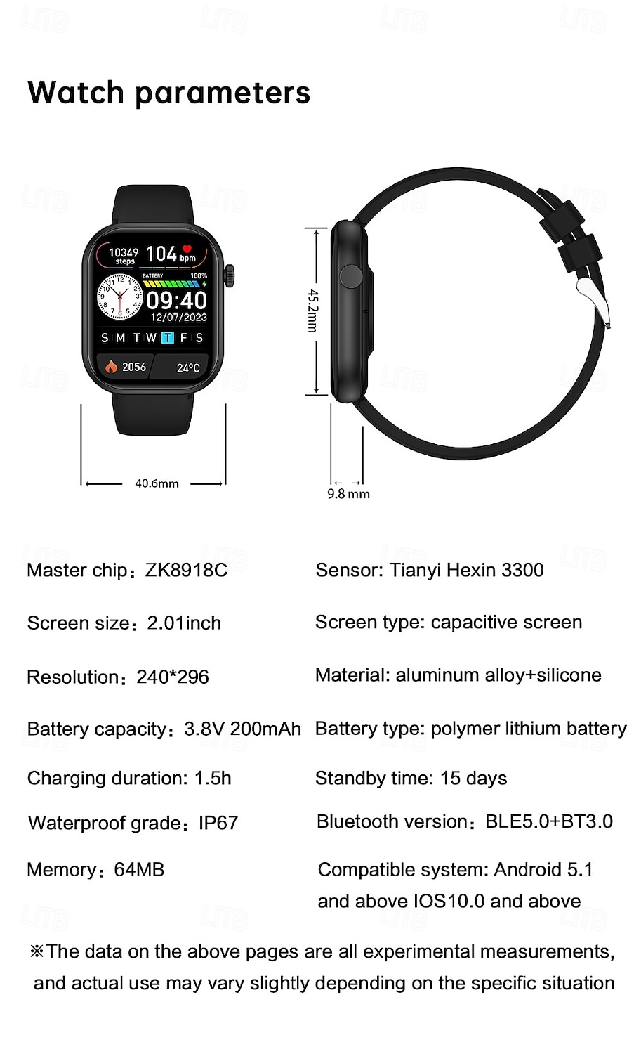 696 G20PRO Smart Watch 2.01 inch Smartwatch Fitness Running Watch Bluetooth ECG+PPG Pedometer Call Reminder Compatible with Android iOS Women Men Hands-Free Calls Message Reminder IP 67 41mm Watch 2025 - $32.99 –P19