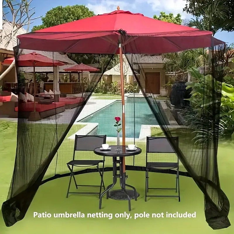 1 zanzariera per esterni facile da installare, tenda da sole antivento impermeabile di grande capacità per patio e feste per proteggerti da zanzare e insetti del 2025 a $139.99 –P5
