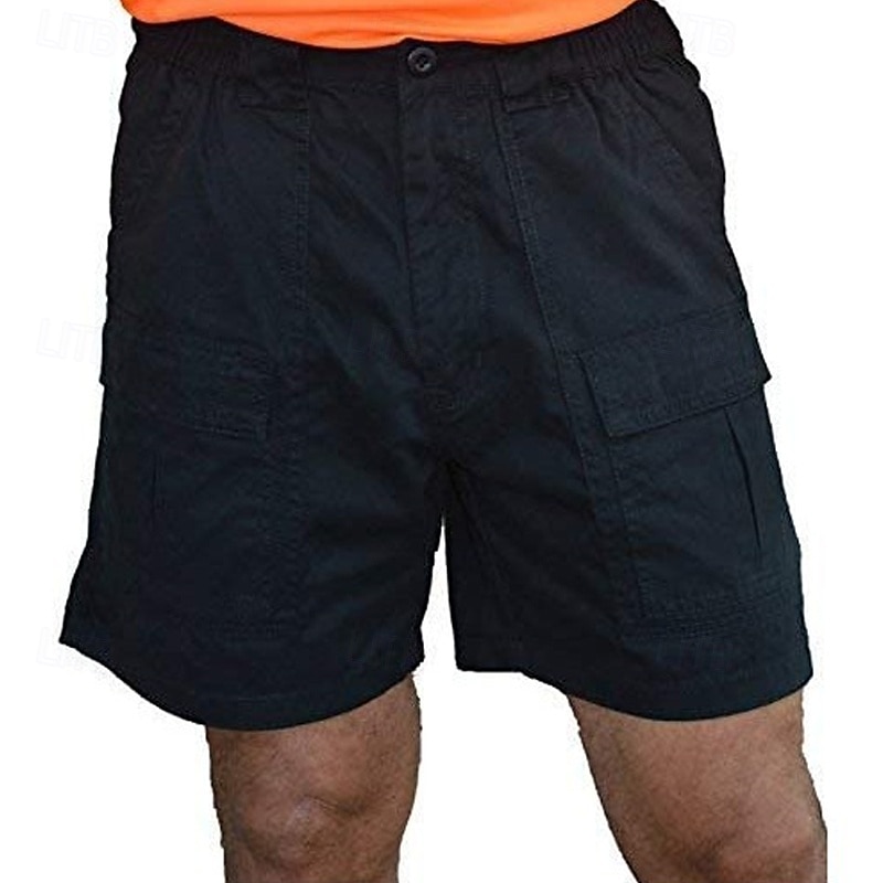 Per uomo Pantaloncini cargo Shorts Bermuda Elastico in vita Multi-tasche Gamba Dritta Semplice Traspirante Indossabile Lunghezza al ginocchio All'aperto Casuale Campeggio & Escursionismo Moda del 2025 a $21.99 –P5