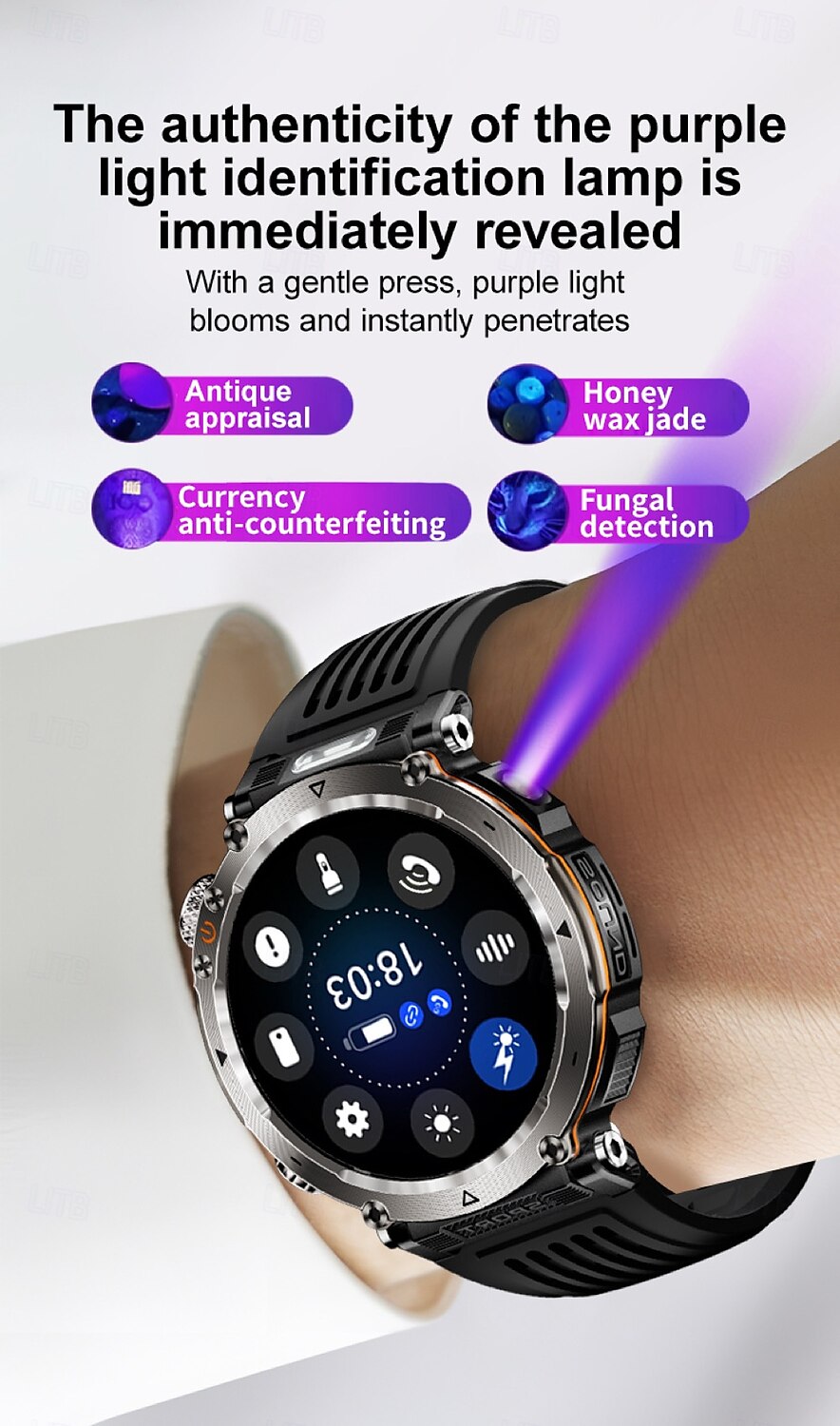 696 HT30 Умные часы 1.7 дюймовый Смарт Часы Bluetooth Педометр Напоминание о звонке Датчик для отслеживания сна Совместим с Android iOS Мужчины Хендс-фри звонки Напоминание о сообщении IPX-0 2025 - $48.99 –P5