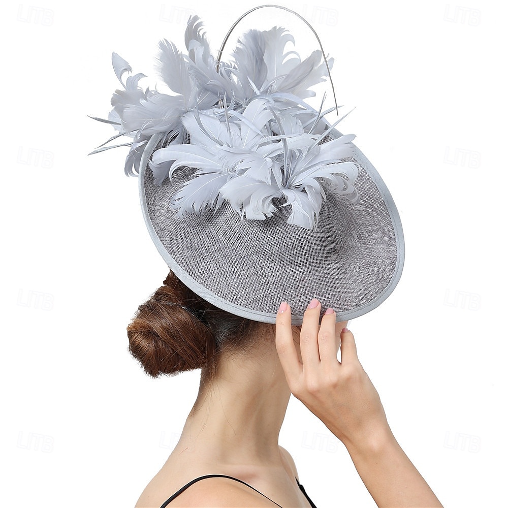 Elegante Tocados Sombrero Fascinators Fascinador Dama Disfraz Mujer derby Fiesta de Boda Pañuelo Adulto Sombrero Primavera verano 2026 - $43.99 –P7