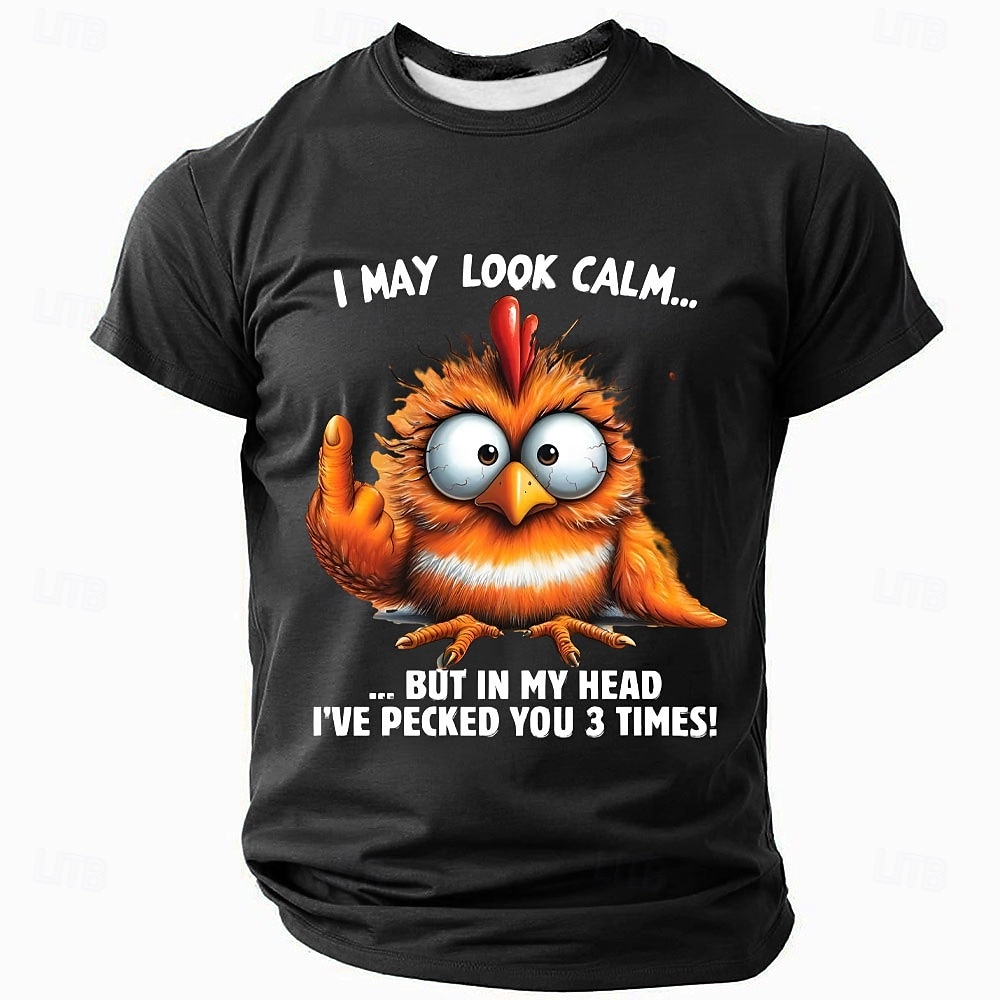 Bărbați Animal Amuzant Tricou Manșon scurt Tricou Tipărire 3D Stil Nautic Cămașă Modă Exagerat Zilnic Petrecere Stradă Casual Negru Roșu-aprins Albastru piscină Vară Primăvară Toate Sezoanele 2025 - $17.99 –P4