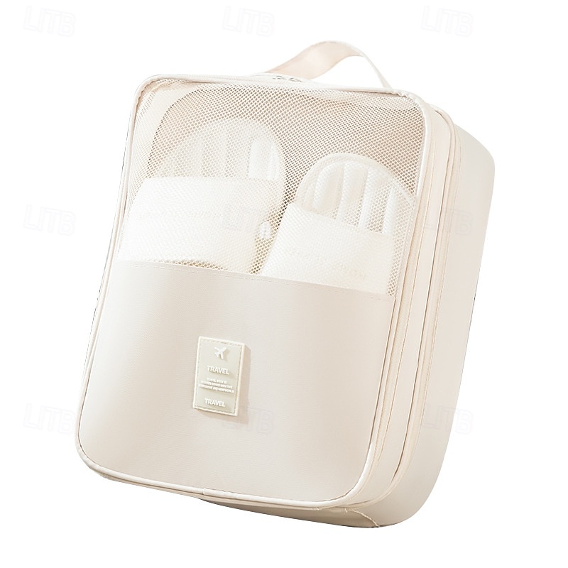 Bolsa de viaje para guardar zapatos, organizador de zapatos portátil a prueba de polvo y engrosado de 3 capas, práctico estuche de viaje. 2026 - $9.99 –P5