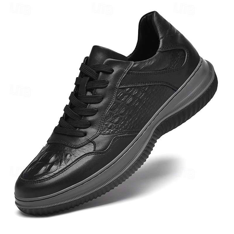 klassische weiße Leder-Sneaker für Herren mit dezenten Nähten – vielseitiges Schuhwerk für den Alltag und Freizeitausflüge 2025 - $64.99 –P7