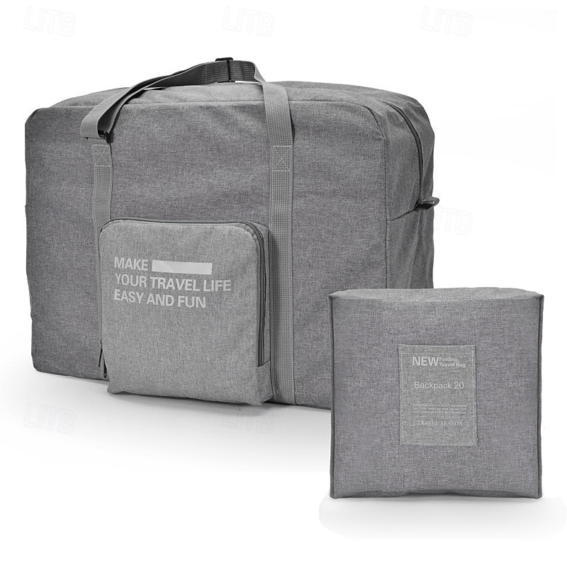 Weekender Bag Travel Duffel Bag with Shoe Compartment, Gym Bag with Wet Dry Separation for Women Men, Large Capacity Foldable Storage Bag, Waterproof Luggage Organizer for Travel 2025 - $12.49 –P4