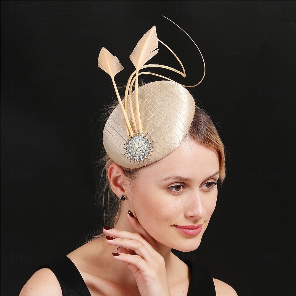 Headdress Fabric Fedora Hat Wedding Birthday Tea Party Horse Race Cocktail Elegant Vintage Cute With Floral Headpiece Headwear 2026 - $22.99 –P16