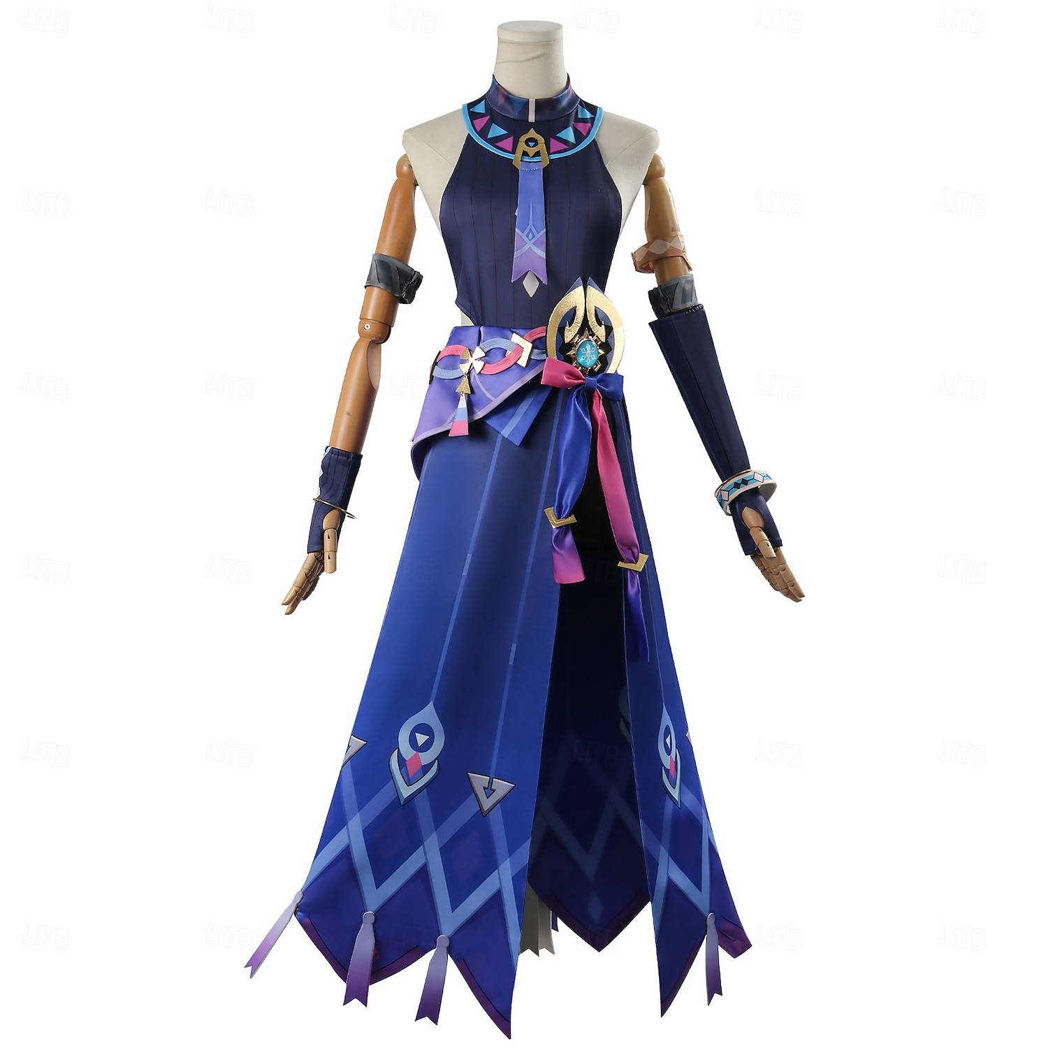 Genshin Impact Cosplay Citlali Anime Cosplay kostyme Drakter Cosplay-drakter Karneval Maskerade Ytelse Fest Frakk Skjørte Hansker Til Dame Voksne 2025 - $74.99 –P1