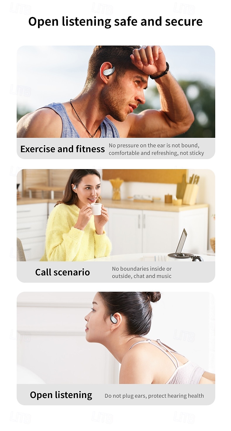 3-в-1 беспроводные наушники BT V5.4 с реальным переводом музыка перевод на 144 языка сенсорные наушники ИИ переводные наушники подарок на День святого Валентина 2026 - $18.99 –P9