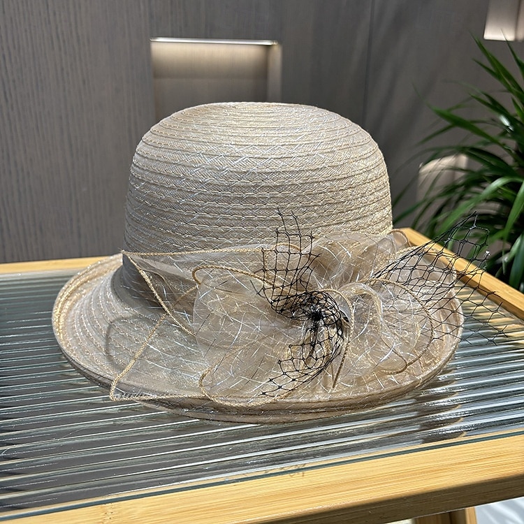 Kopfstück Tüll Hochzeit Abendgesellschaft Elegant Hochzeit Mit Tüll Kopfschmuck Kopfbedeckung 2025 - $19.99 –P2