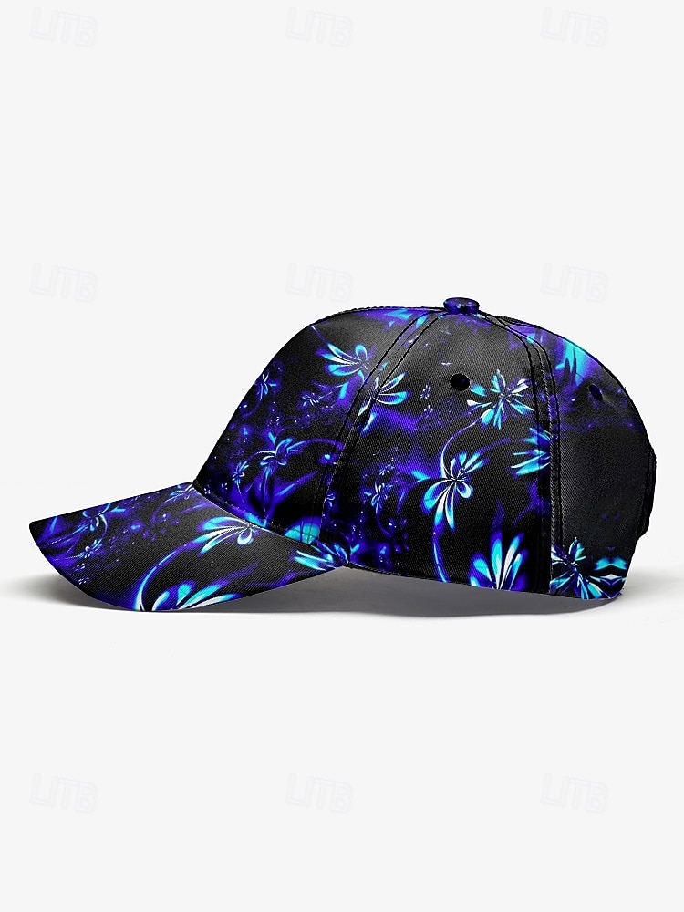 Cool Artistic Floral Print Baseball Cap - Fashionable and Trendy Style - For Outdoor Lovers and Daily Wear 2025 - $14.99 –P5