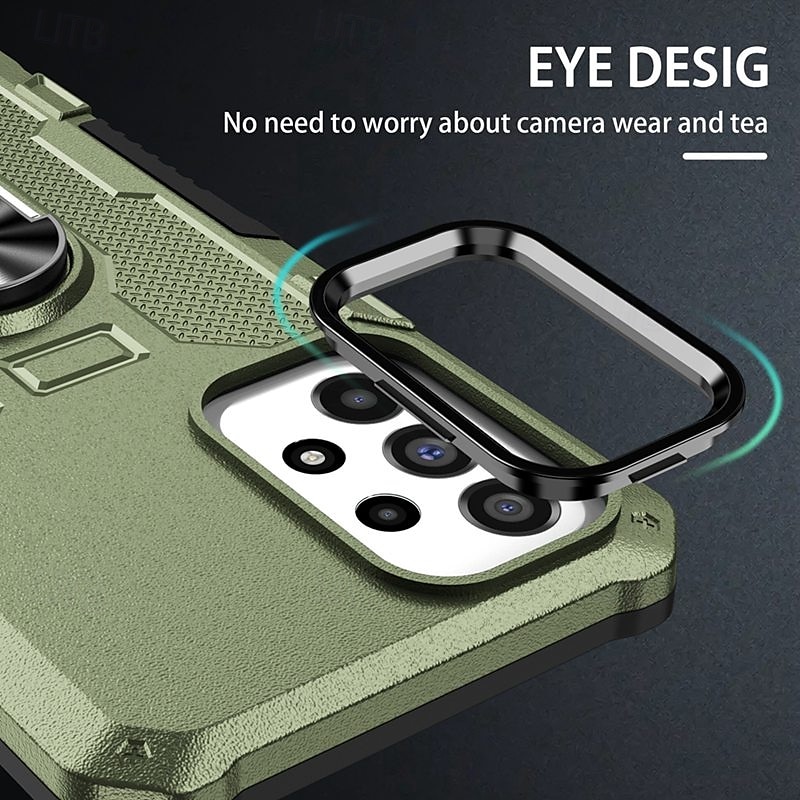 Phone Case For Samsung Galaxy S24 S23 S22 S21 Ultra Plus A55 A35 A25 A15 5G A34 A54 A73 A53 A33 A23 A13 A72 A52 A32 A22 A12 Back Cover Ring Holder Magnetic Shockproof Retro PC 2025 - $17.99 –P7
