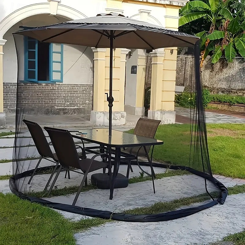 1 zanzariera per esterni facile da installare, tenda da sole antivento impermeabile di grande capacità per patio e feste per proteggerti da zanzare e insetti del 2025 a $139.99 –P1