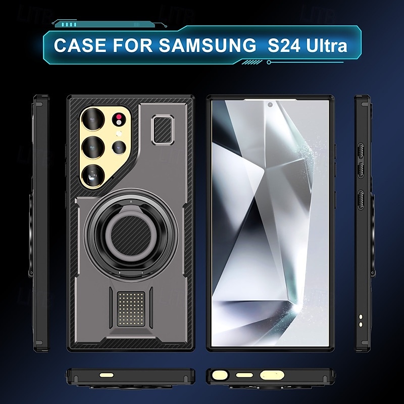 2025年 電話 ケース 用途 サムスンのギャラクシー S24 Ultra Plus S23 Ultra Plus A55 A35 A25 A15 5G A54 A34 A14 バックカバー バンカーリング 耐衝撃 レトロ風 TPU PC コレクション – $19.99 –P7