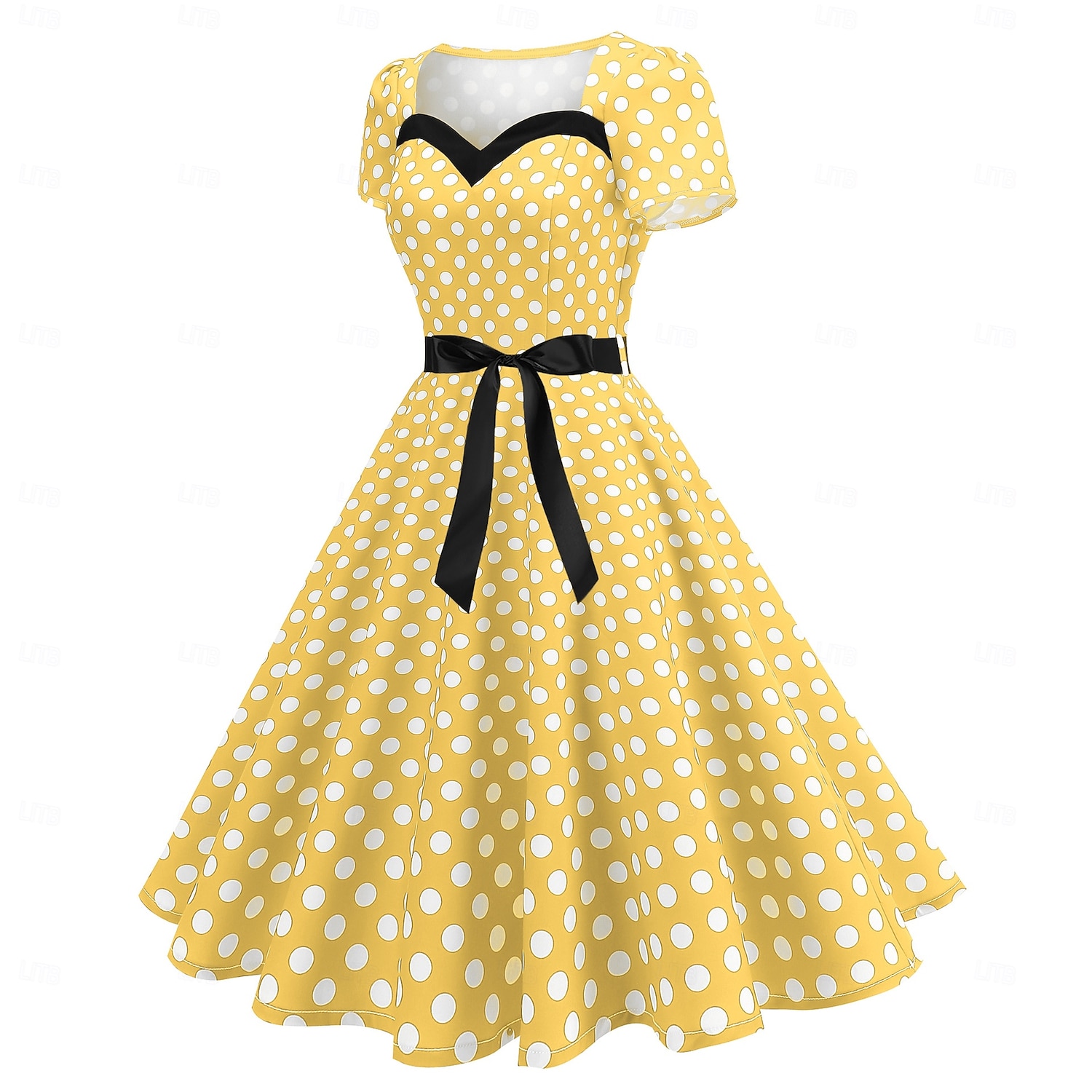 Retro Vintage 1950s Dress Swing Dress Polka dots Women's Carnival Masquerade Daily Wear Bachelorette Party Adults' Dress Homecoming Dresses 2025 - $41.99 –P12