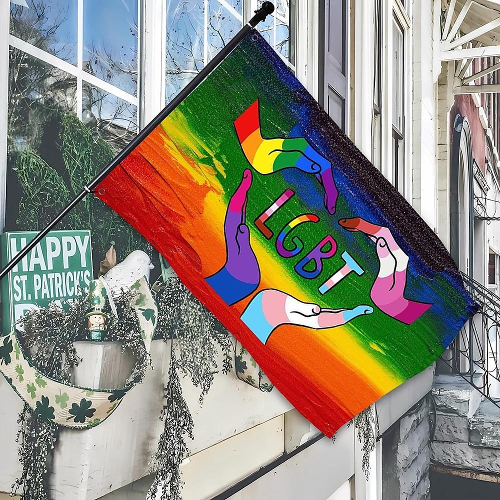 2025年 6月プライド月間 LGBTQ LGBT プライドフラッグ レインボー ハッピープライド屋外装飾 屋内用 グロメット付き 家庭 庭装飾 休日バナーサイン  コレクション – $10.49 –P19