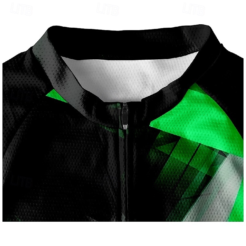 Муж. Велокофты Геометрический принт С короткими рукавами Велоспорт Футболка Футболка Джерси с 3 задними карманами Горные велосипеды Быстровысыхающий Анатомический дизайн Фитиль Дышащий Виды спорта 2025 - $25.99 –P5