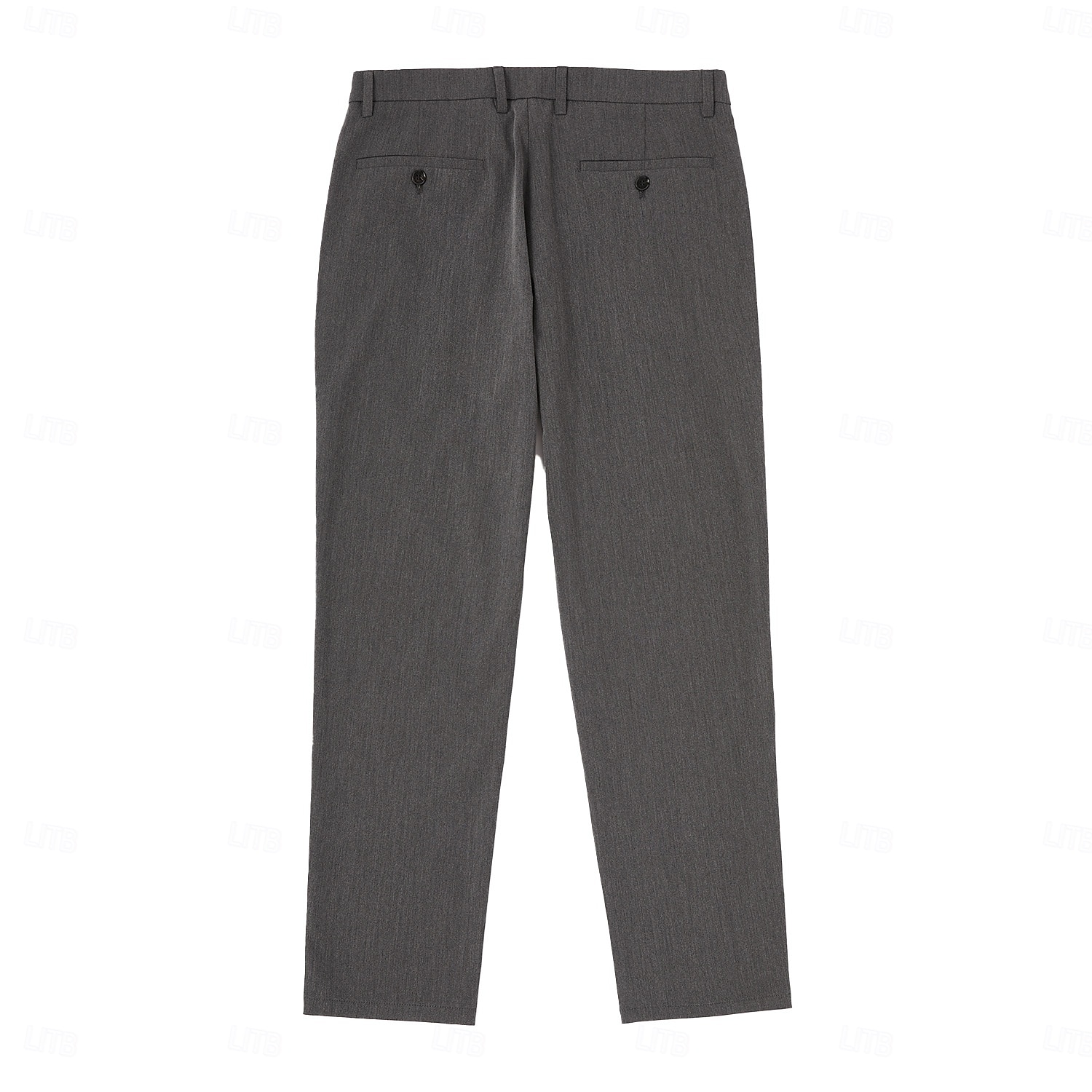 Men's Dress Pants Solid Color Wearable No-Iron Full Length Formal Wedding Party Elegant Fashion Black Grey Micro-elastic 2026 - $56.99 –P4