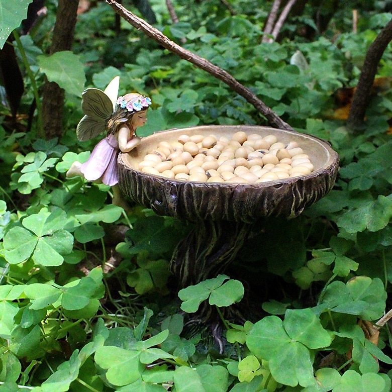 tündérkerti szobor madáretető tündér szobrocska gyanta szobor udvari udvarra kültéri kézművesség, madáretető kültéri kerti szobrok szobrok figura díszek madáretető ajándék 2025 - $24.99 –P3