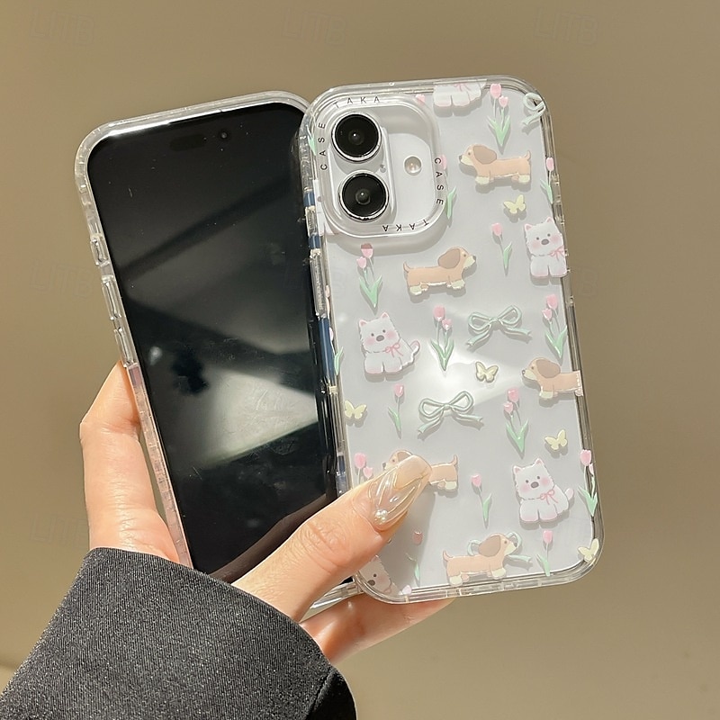 Custodia per iPhone 16e iPhone 16 iPhone 16 Pro Max iPhone 15 iPhone 15 Pro Max iPhone 14 Pro Max Custodia a portafoglio antishock cartone TPU acrilico del 2025 a $14.99 –P7