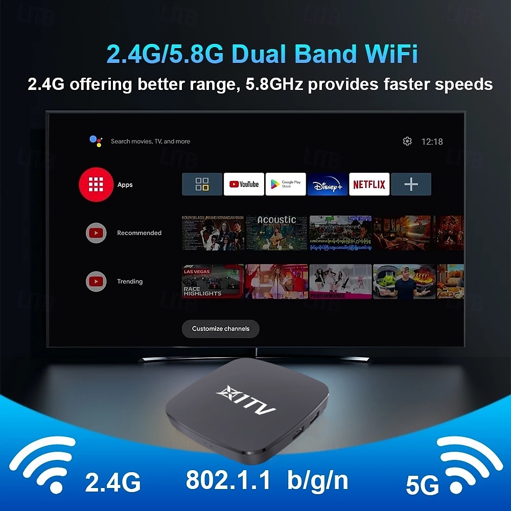 Андроид 12 X1TV Cortex-A53 8GB 1 Гб 2025 - $41.99 –P3