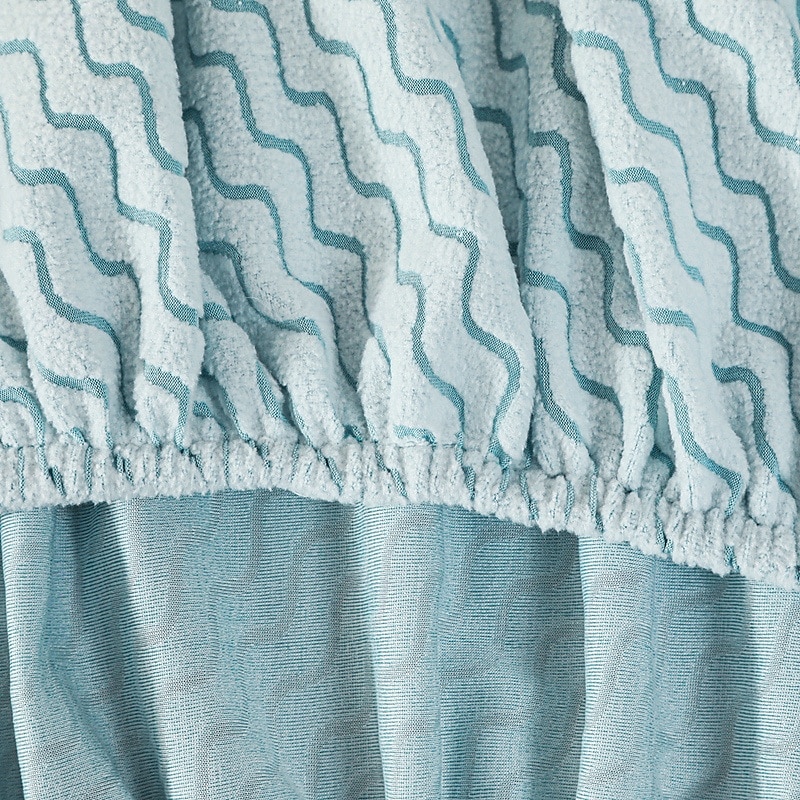 1 stk hodegjerdetrekk elastisk jacquard nattbordstrekk for seng på soverommet enkelt å rengjøre hodegjerdetrekk 2025 - $25.99 –P12