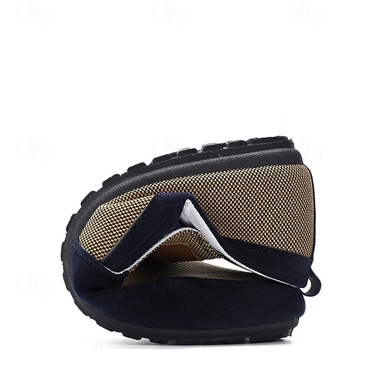 pánské nylonové ležérní mokasíny s dvojitým texturovaným designem a pohodlným nazouváním - vhodné do kanceláře i na běžné výlety 2026 - $24.99 –P3