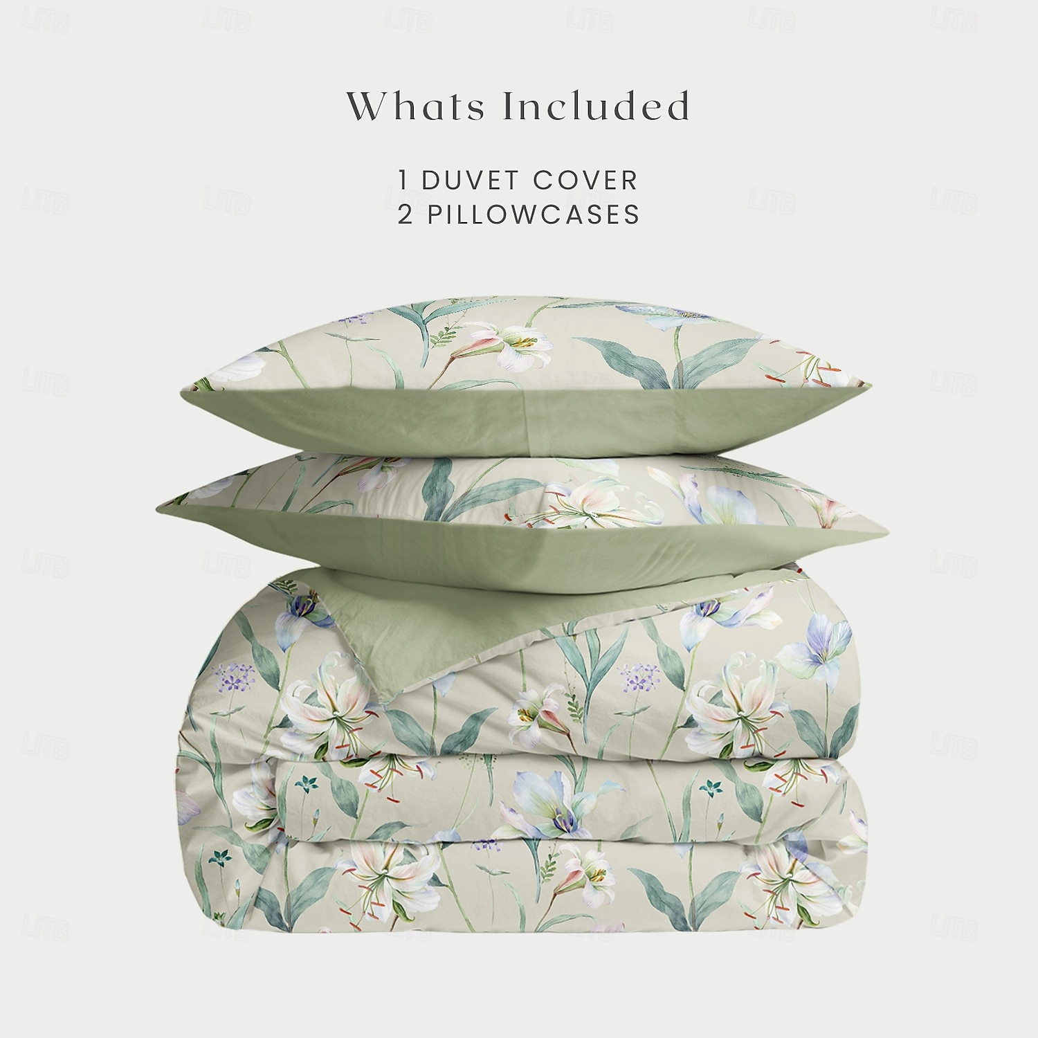Capa de Edredom Floral Romântica Tamanho Duplo Conjunto de Cama Conjuntos de Cama Capa de Colcha Macia e Leve com 2 Cases de Almofada para Verão Primavera de 2025 por $60.99 –P2