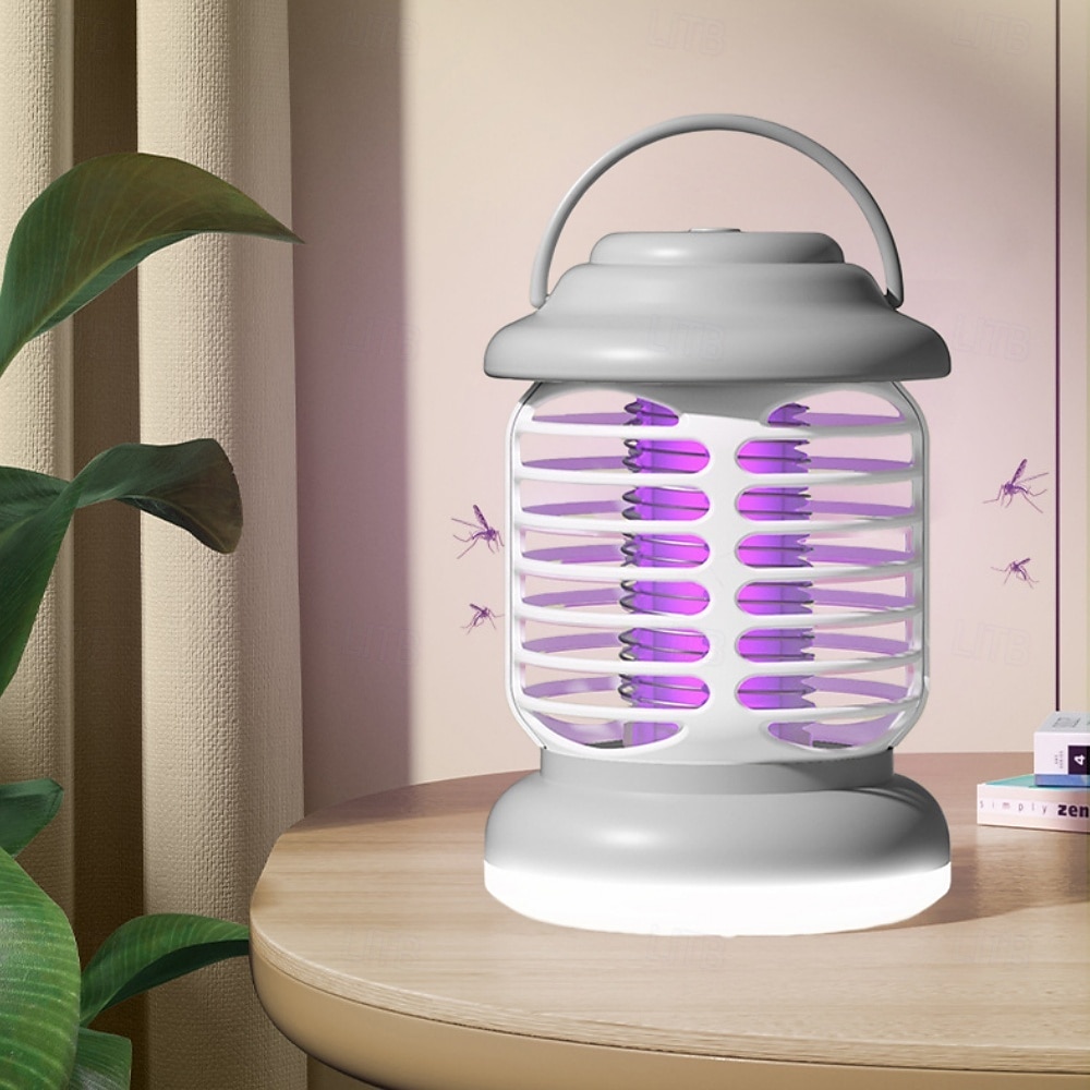 bugg zapper utomhus flug zapper inomhus laddningsbar mygg zapper bärbar camping flugfälla myggdödare lampa 2025 - $10.99 –P1