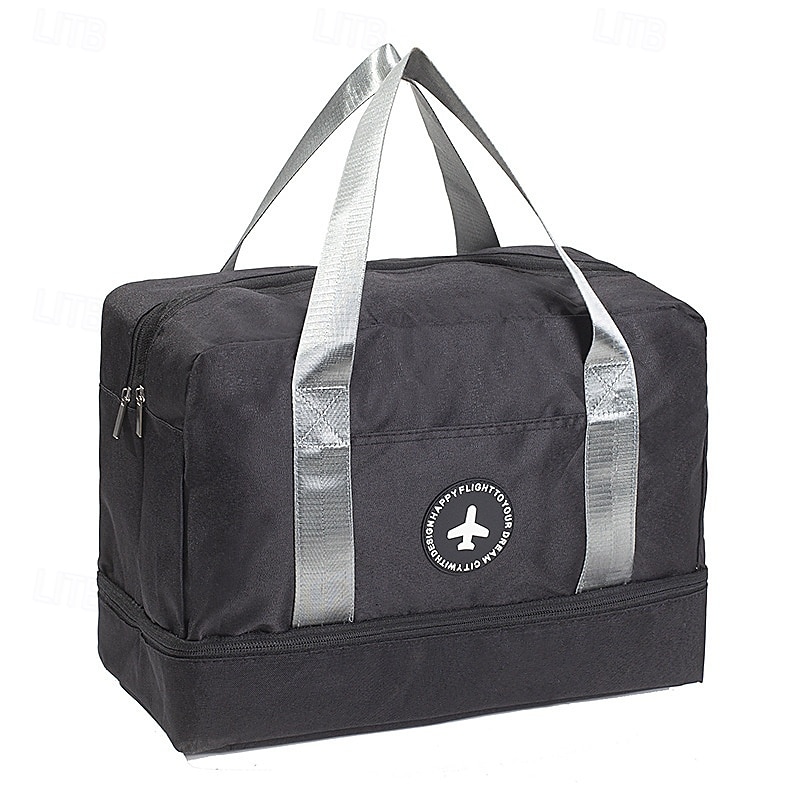 Borsa da viaggio Weekender Bag con scomparto per scarpe borsa da palestra con separazione umido-asciutto per donne e uomini borsa bagaglio impermeabile con separazione umido-asciutto organizzatore del 2025 a $14.99 –P6