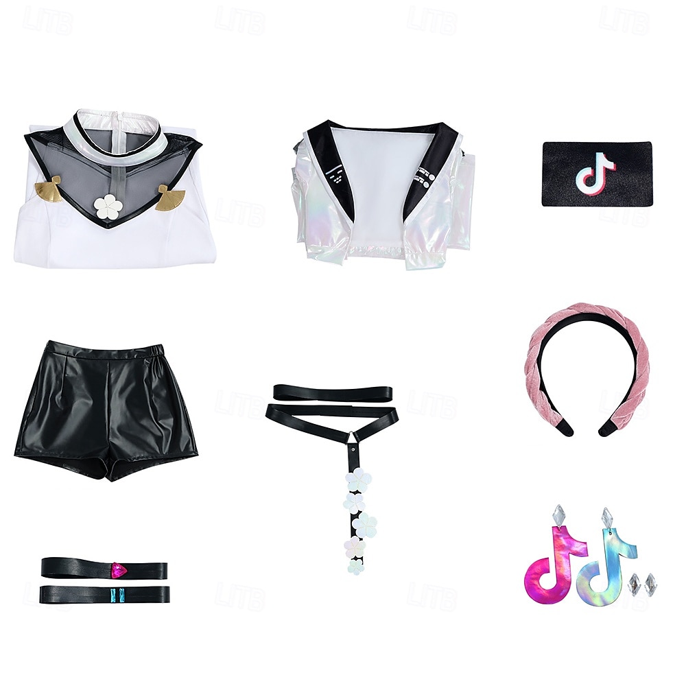 Genshin hatás Igen Miko Anime Szerepjáték Jelmezek Felszerelések Szerepjáték Parókák Cosplay öltönyök Szerepjáték Parókák Farsang Álarcos mulatság Teljesítmény Parti Kabát Ruha Még több kiegészítő 2025 - kr.573 –P10