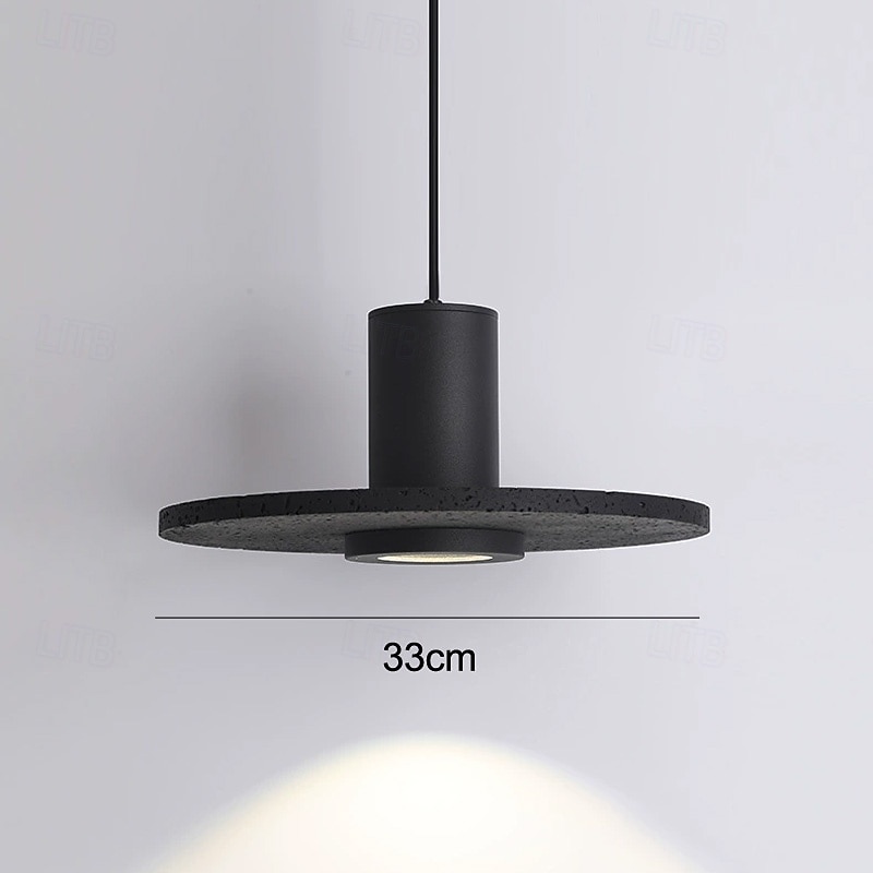 33 cm Design de Lanterne Suspendue Formes Géométriques Suspension Pierre Style Artistique Style Formel Le style rétro ancien Rustique 110-120V 220-240V de 2025 ? $148.99 –P7