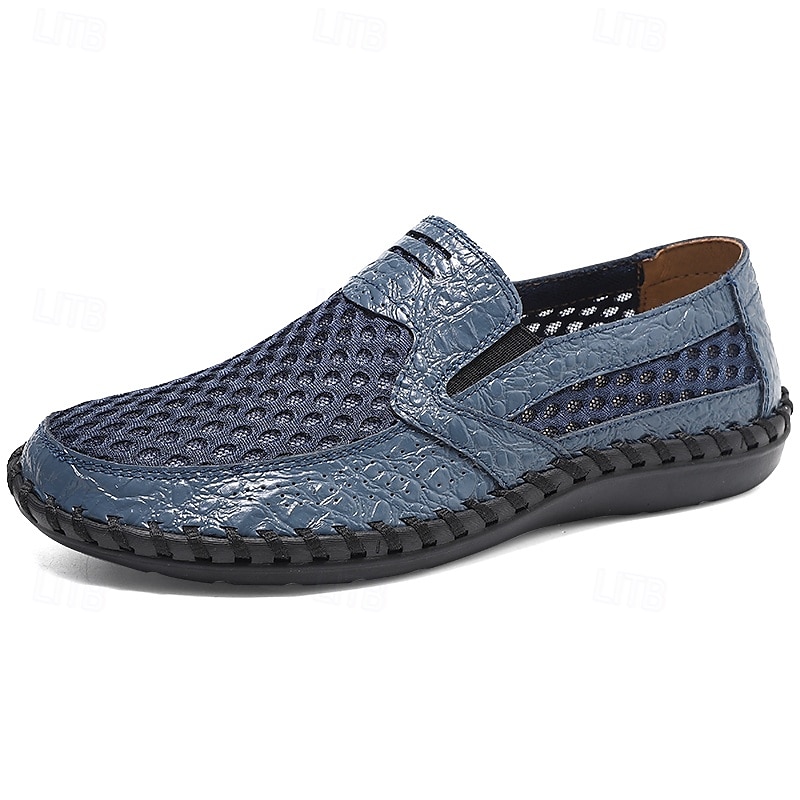 ανδρικά slip-on loafers με μοτίβο κροκόδειλου - κομψά επαγγελματικά & casual παπούτσια με ανάγλυφο σχέδιο από ψεύτικο δέρμα 2025 - $32.99 –P2