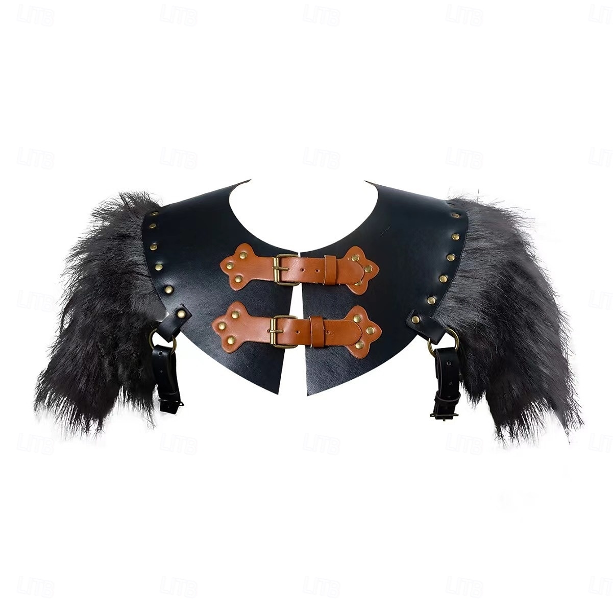 Retro vintage Middeleeuws Renaissance Wapens en Harnassen Schouder Pantser Borstbeschermer Krijger Viking Kostuum Voor heren Viking Halloween Carnaval Prestatie Feest LARP Volwassenen Borstbeschermer 2025 - $23.99 –P4
