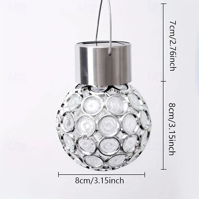 2 pezzi di luci esterne a LED solari, lampadari appesi, lanterne esterne impermeabili con luce che cambia colore per decorazioni per le feste in giardino, balcone, cortile del 2025 a $16.99 –P8