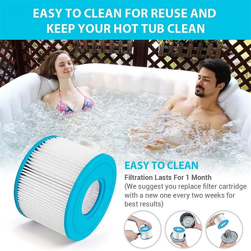 Pool Cleaning Filter Element Is Suitable for BESTWAY VI Compatible With La yz-spa Filter Element 2025 - $16.99 –P2