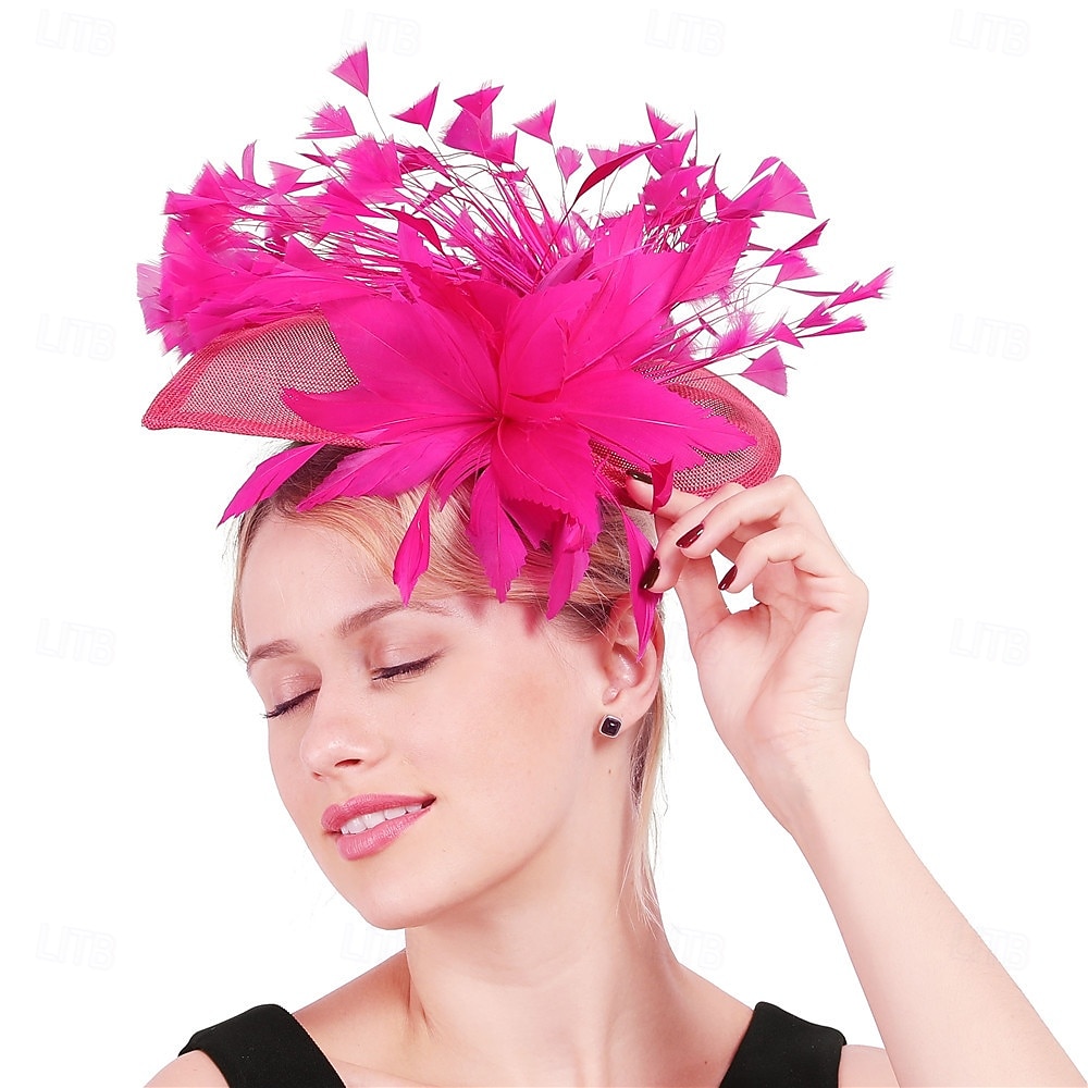 Головной убор тканевая федора шляпа для скачек винтажная милая с цветочным головным украшением 2026 - $27.99 –P3