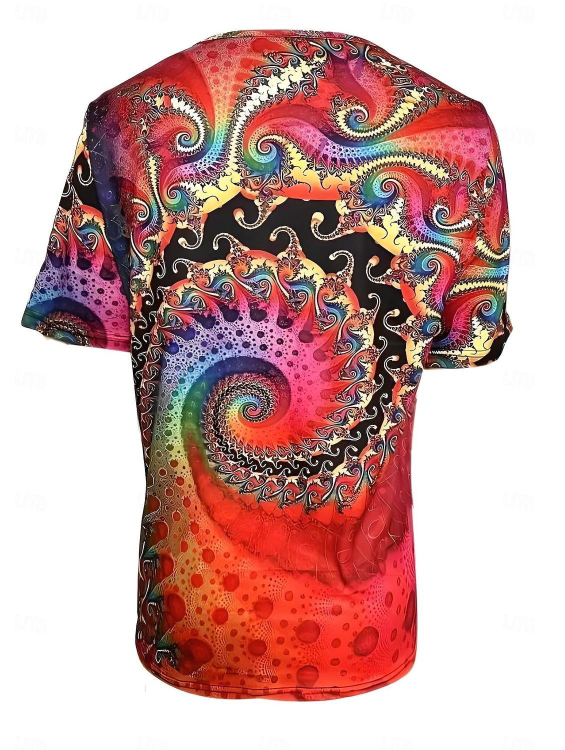 Női Póló Ombre Csehország Divat Hawaii Hosszú ujj V-alakú Normál felsők Napi Sport Alkalmi Nyomtatott Rubin Nyár Tavasz 2025 - $19.99 –P2