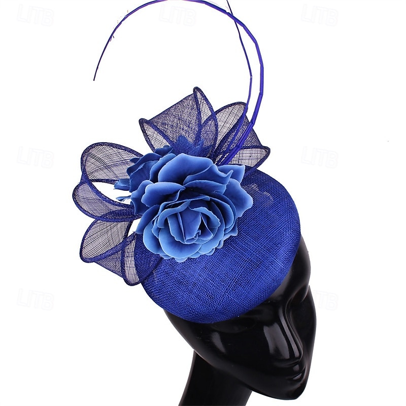 accessoire Imitation Lin Mariage Soirée Élégant Mariage Avec Fleur Casque Couvre-chef de 2025 ? $29.99 –P2