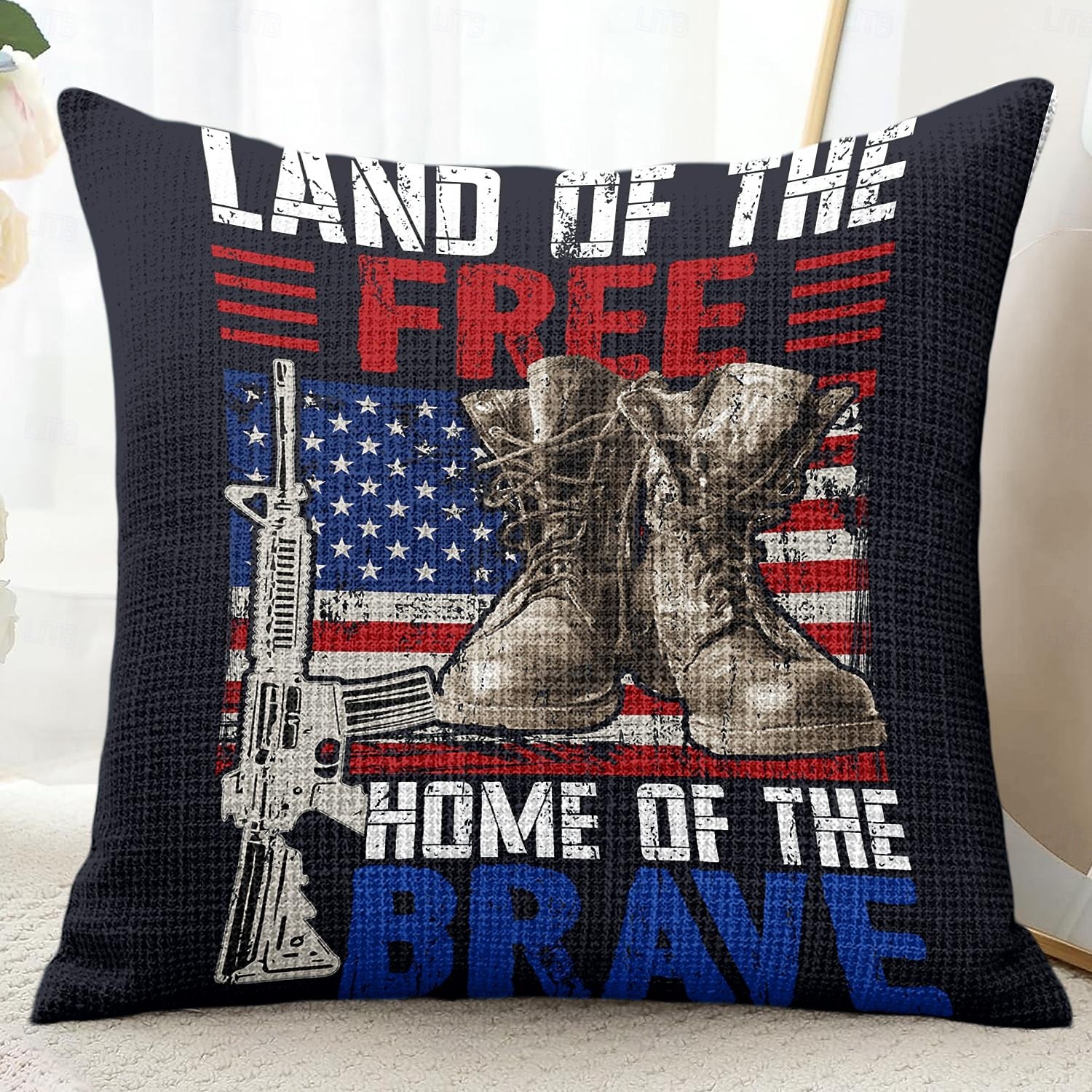 Housse de coussin décorative du jour des anciens combattants 1PC Jour de l'indépendance américaine Aigle douce Housse de coussin carrée pour chambre de salon Canapé Chaise de 2025 ? $12.99 –P2