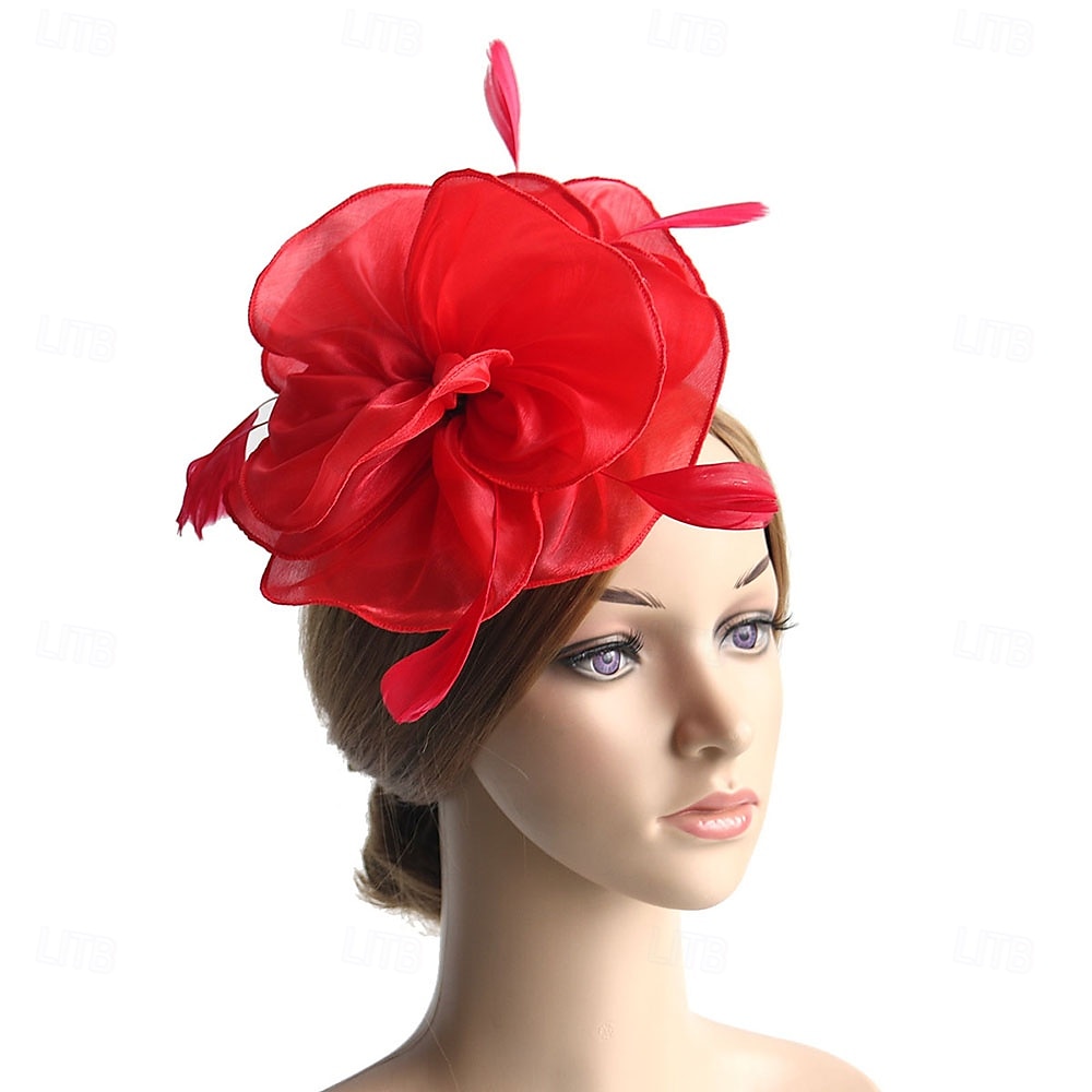 Elegant Derby Kopfschmuck Faszination Dame Kostüm Damen Karneval Party Derby Hochzeitsfeier Erwachsene Fascinator Frühling & Sommer 2026 - $24.99 –P7
