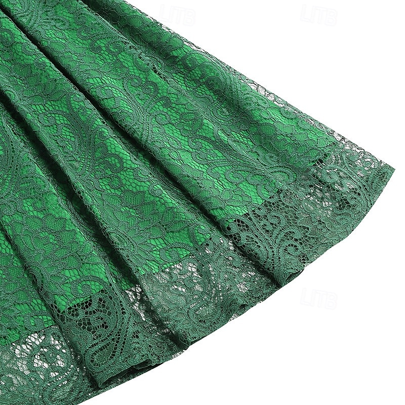 Retro Vintage 1950s Skirt Lace Women's Masquerade Daily Wear Date Bachelorette Party Adults' Skirt 2025 - $21.99 –P15