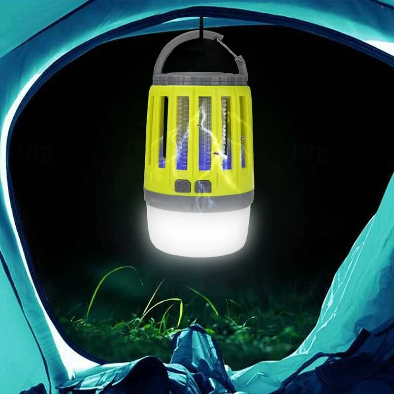 Multifunctional Mosquito Killer Lamp – USB Rechargeable LED Electric Shock Insect Trap and Camping Light for Home or Tents 2025 - $25.99 –P6