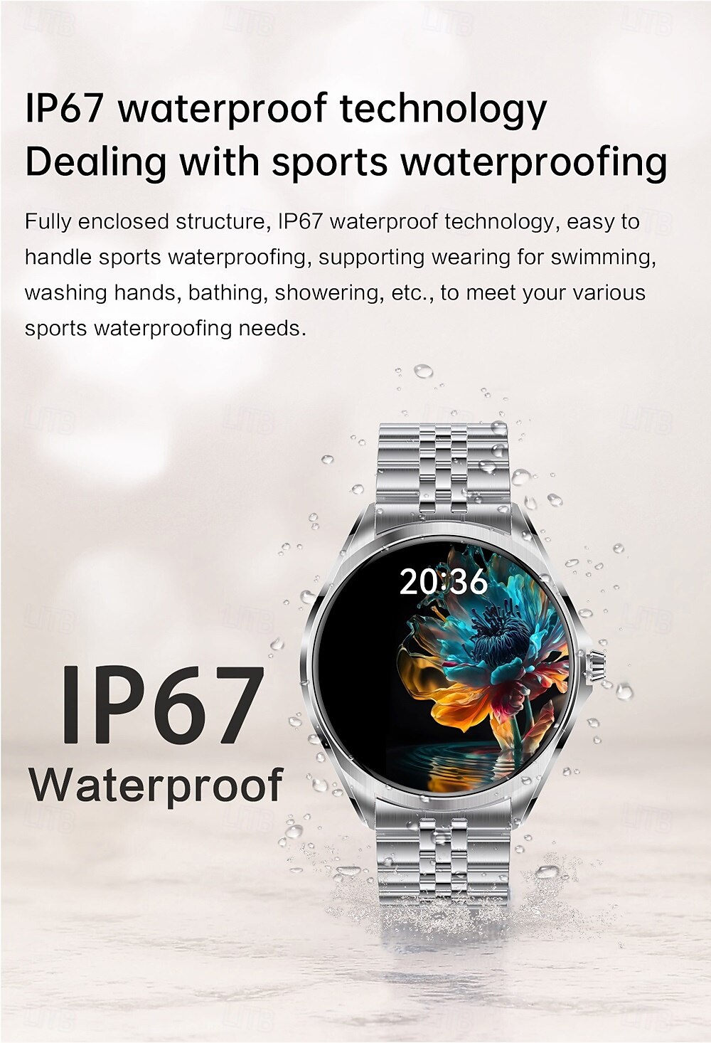 696 TN88 Orologio intelligente 1.43 pollice Intelligente Bracciale Bluetooth Pedometro Avviso di chiamata Monitoraggio del sonno Compatibile con Android iOS Da donna Da uomo Chiamate in vivavoce del 2025 a $65.99 –P13