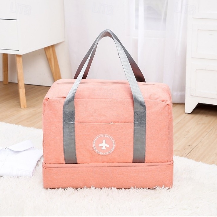 Borsa da viaggio Weekender Bag con scomparto per scarpe borsa da palestra con separazione umido-asciutto per donne e uomini borsa bagaglio impermeabile con separazione umido-asciutto organizzatore del 2025 a $14.99 –P8