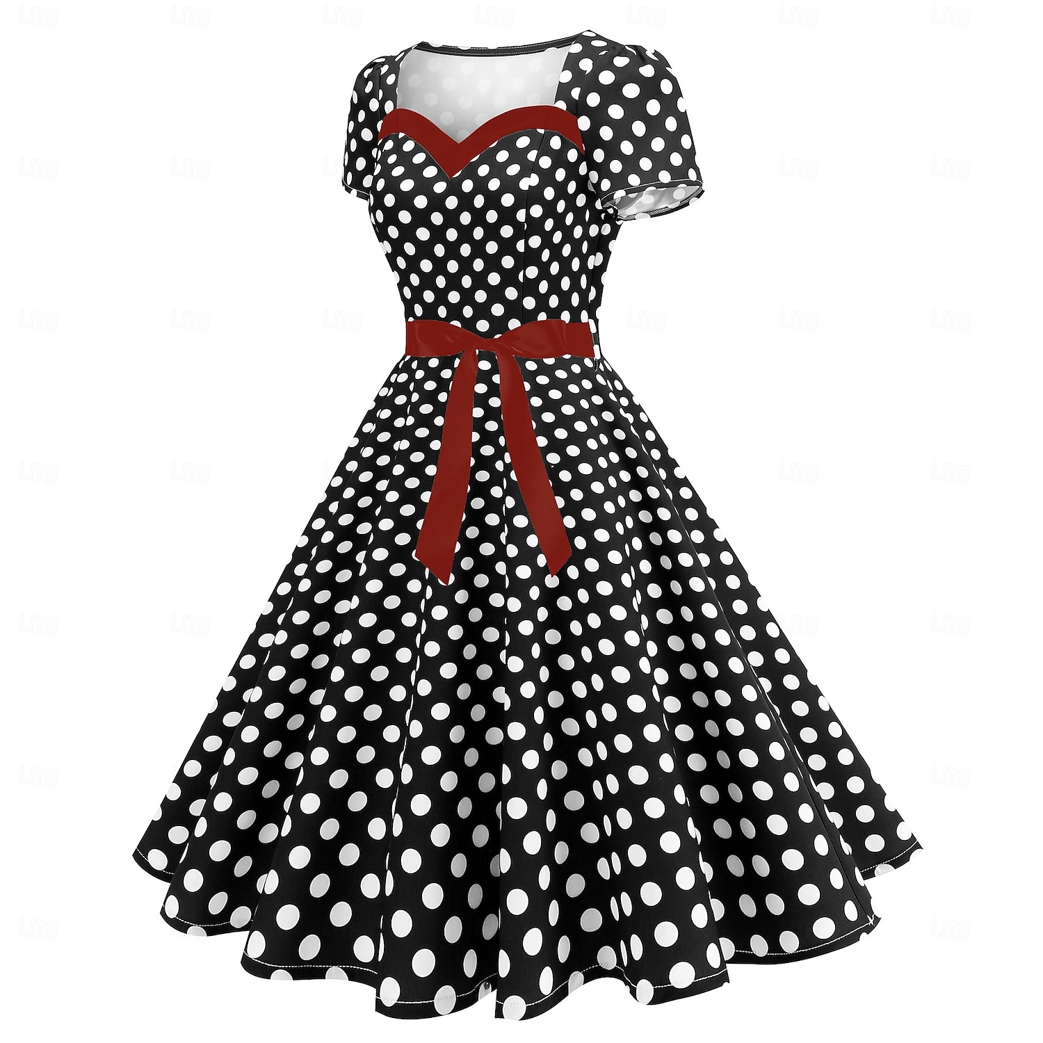 Retro Vintage 1950s Dress Swing Dress Polka dots Women's Carnival Masquerade Daily Wear Bachelorette Party Adults' Dress Homecoming Dresses 2025 - $41.99 –P40