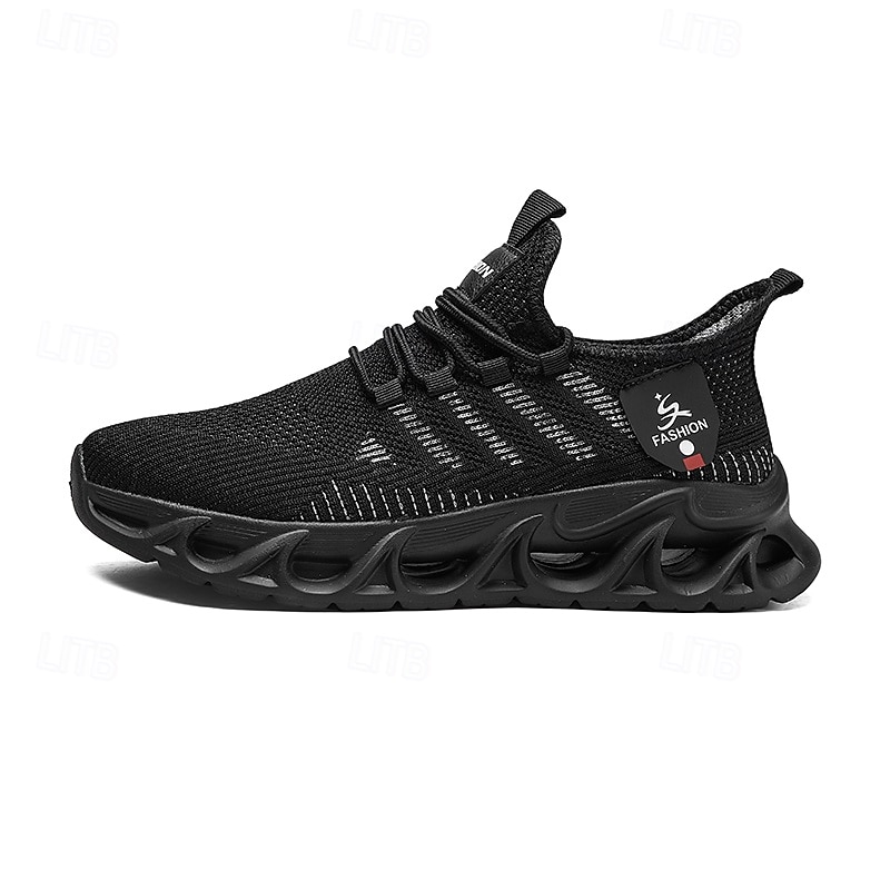 prestandasneakers för män, lätt andningsbar mesh i elektrisk blått, sportiga utomhusskor 2026 - $46.99 –P3